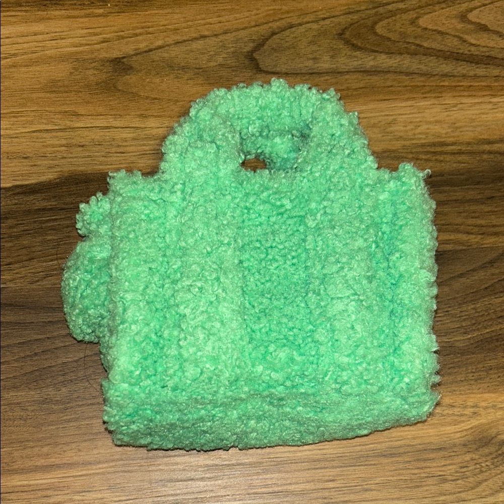 Marc Jacobs Mint Green Plush Tote - Picture 2 of 4